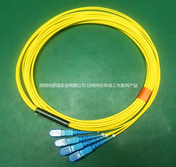G50-3 SSC 3米 多模光纤尾纤 SC  0.9mm OM2