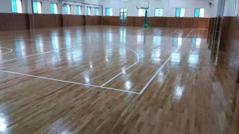 南县桦木羽毛球馆木地板生产