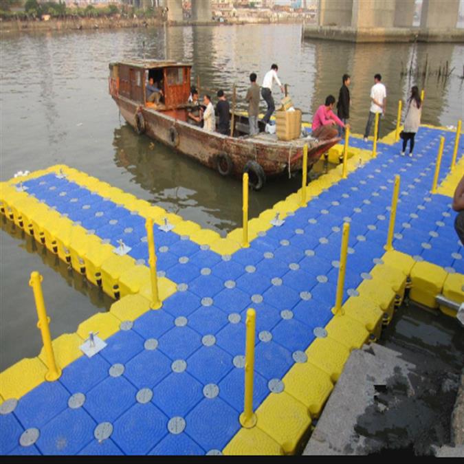 水面釣魚平臺浮體塑料浮箱生產廠家