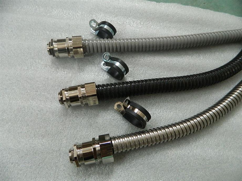 重慶雙扣包塑金屬軟管供應商 雙扣金屬穿線管