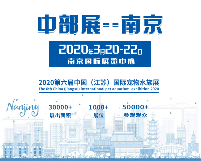 2020年3月20-22日*六届南京宠物用品展览会