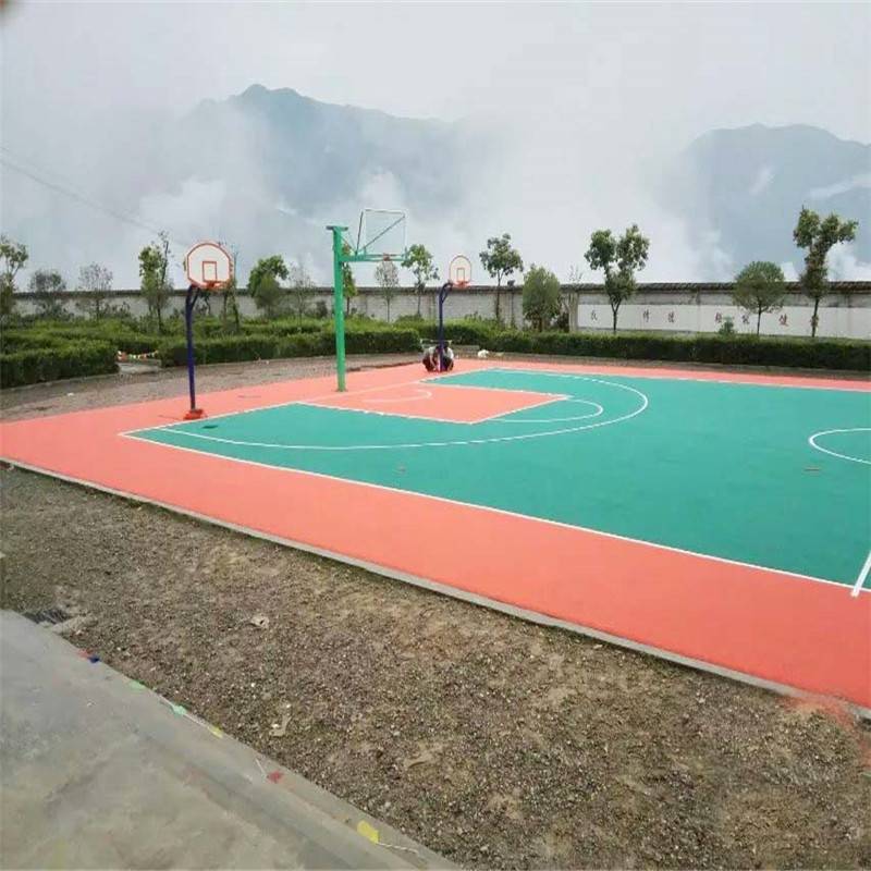 宜昌篮球场地面室外哪种材料好 兴山县篮球场地面施工需要价格