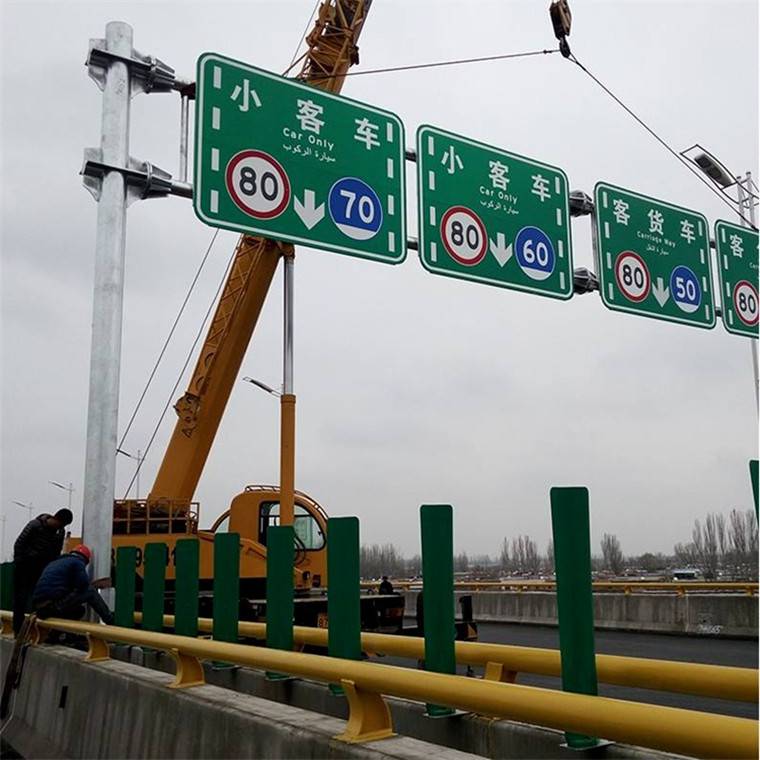 沧州祥路 龙门架标志杆 高速定制标志杆 定做交通设施标志杆 型号齐全