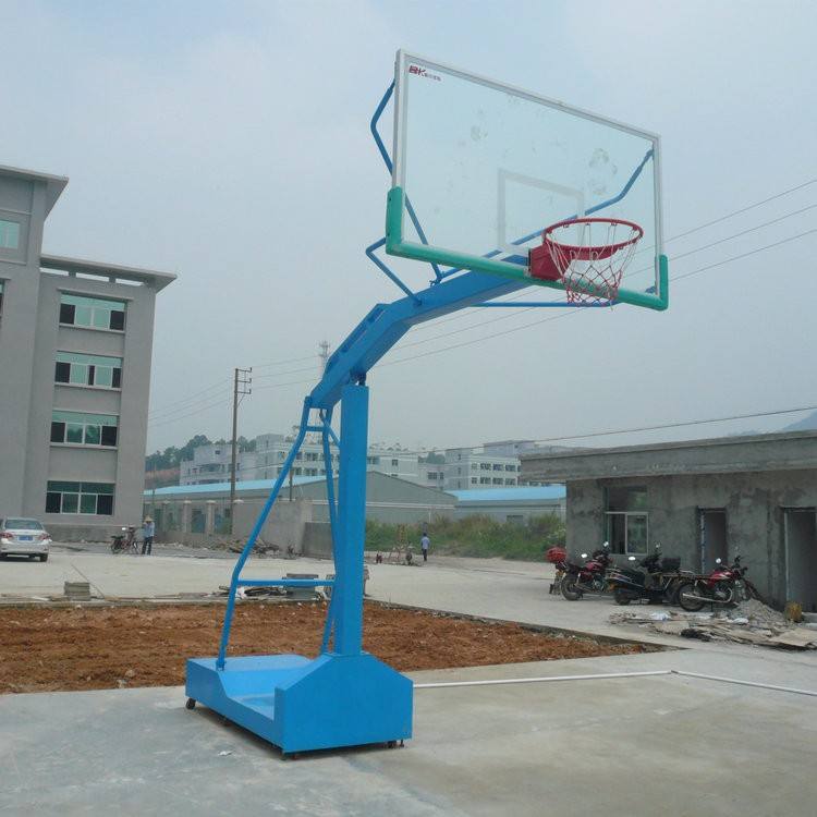 凹箱式宽臂篮球架使用及保养