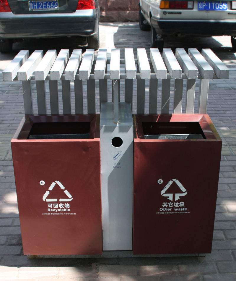 信阳垃圾箱分类亭厂家 小区垃圾分类垃圾亭