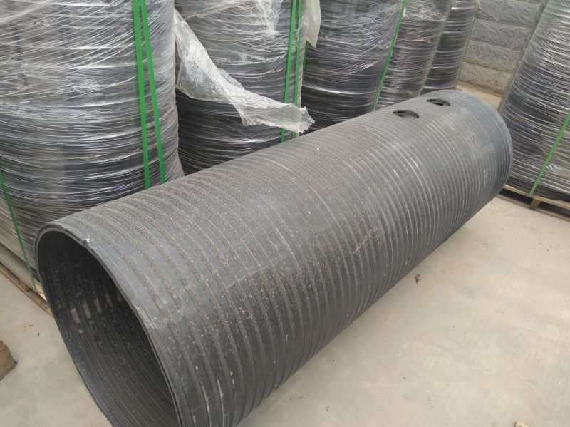 承插式缠绕管 双平壁波纹管 HDPE刚管带 郑州PVC给水管厂家