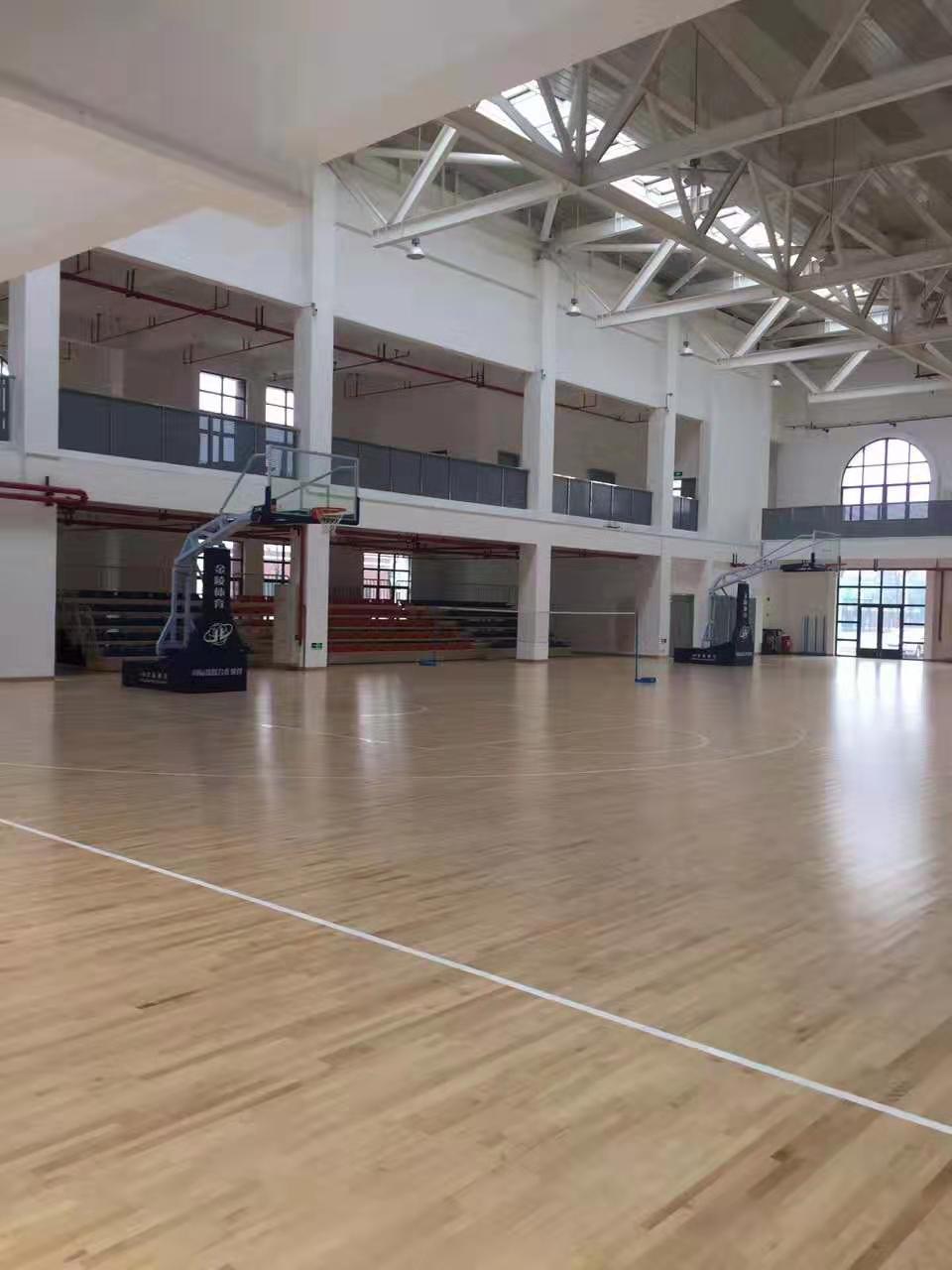 兰州橡胶木运动木地板