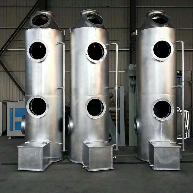 304喷淋塔废气处理设备 废气吸收塔工业喷漆环保除尘降温废气净化塔设备