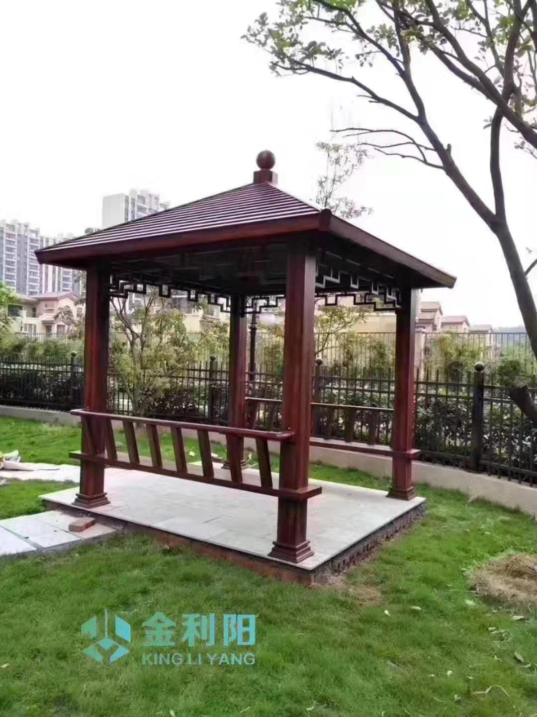 青岛公园休息凉亭设计