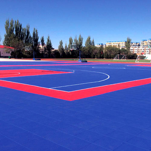 常德市篮球场 幼儿园地面铺设 悬浮拼装地垫湖南奥晟体育