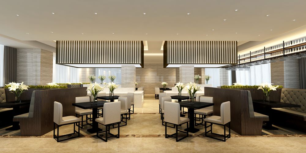 上海口碑好西餐厅设计高性价比的选择 上海七原空间设计供应