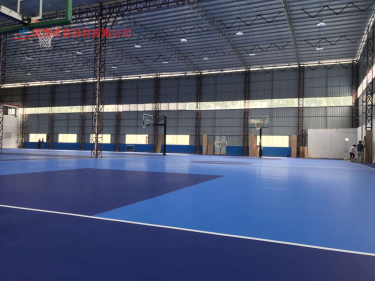 岳阳市小区学校塑胶丙烯酸篮球场报价 硅PU篮球场施工方案