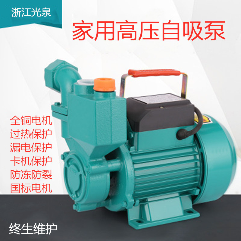 WZB高压自吸泵220V小型吸水泵家用增压泵高扬程井水清水抽水泵