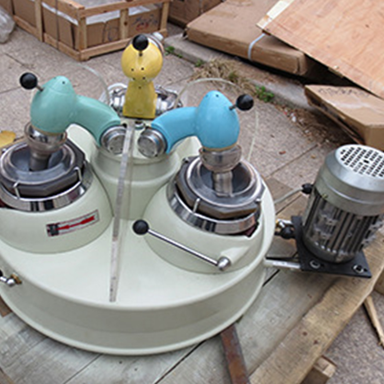 龙中实验室XPM120*3三头研磨机 干法石磨研磨机使用说明 小型三头制样研磨机价格