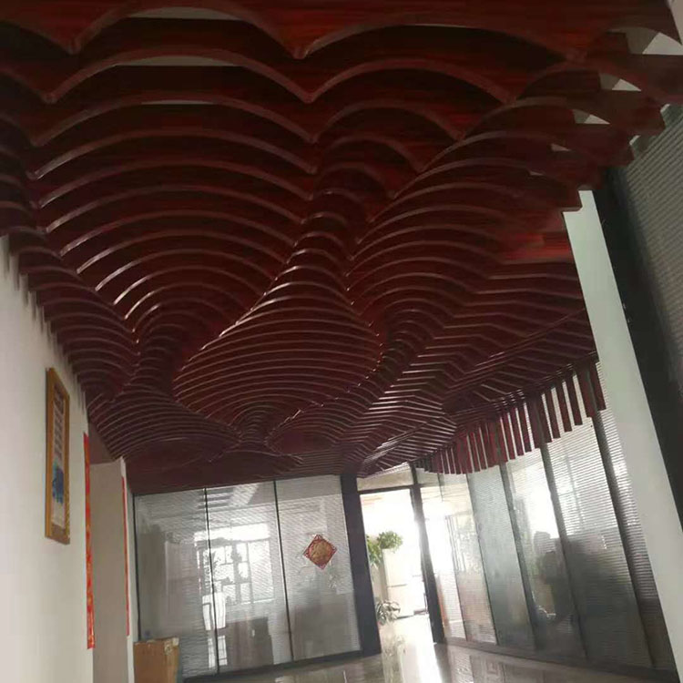 北京幕墙弧形铝方通定制