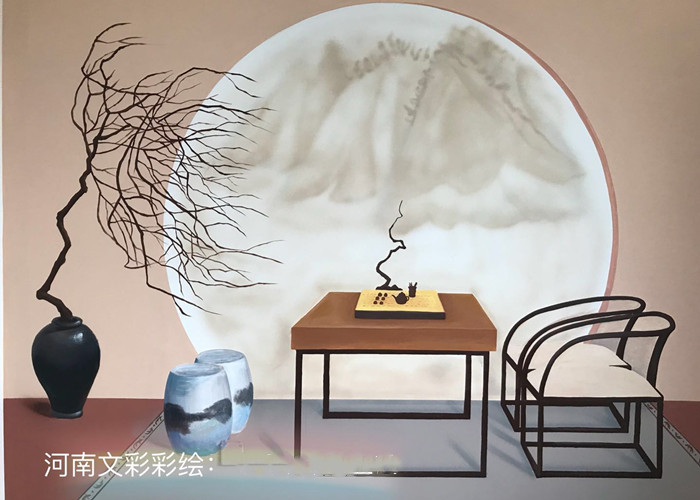 贵州餐厅手绘墙公司 信息推荐 河南文彩装饰工程供应