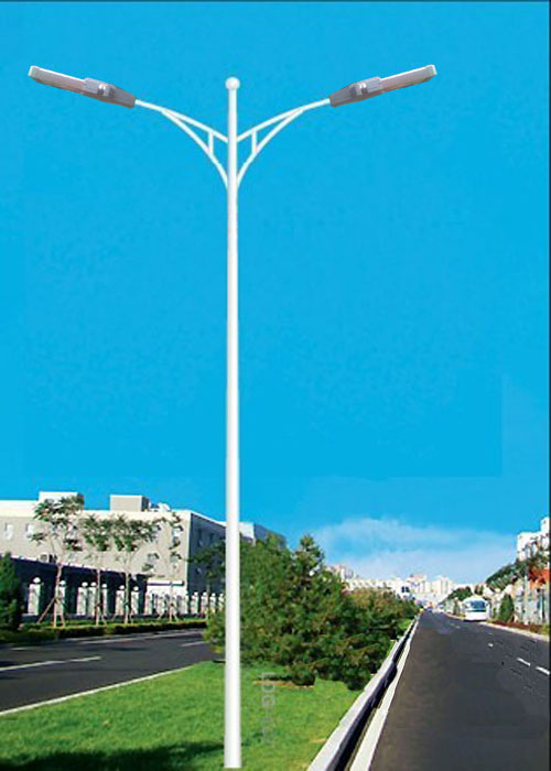 内蒙古包头8米80瓦双头220v市电路灯