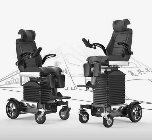 座椅升降智能电动轮椅车