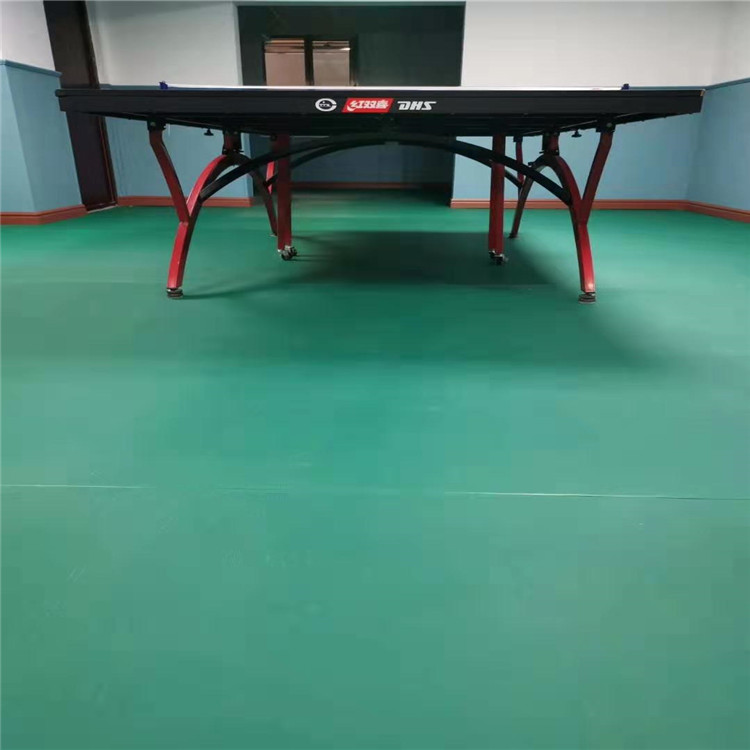 衡阳乒乓球塑胶运动地板 乒乓球pvc地板 服务好