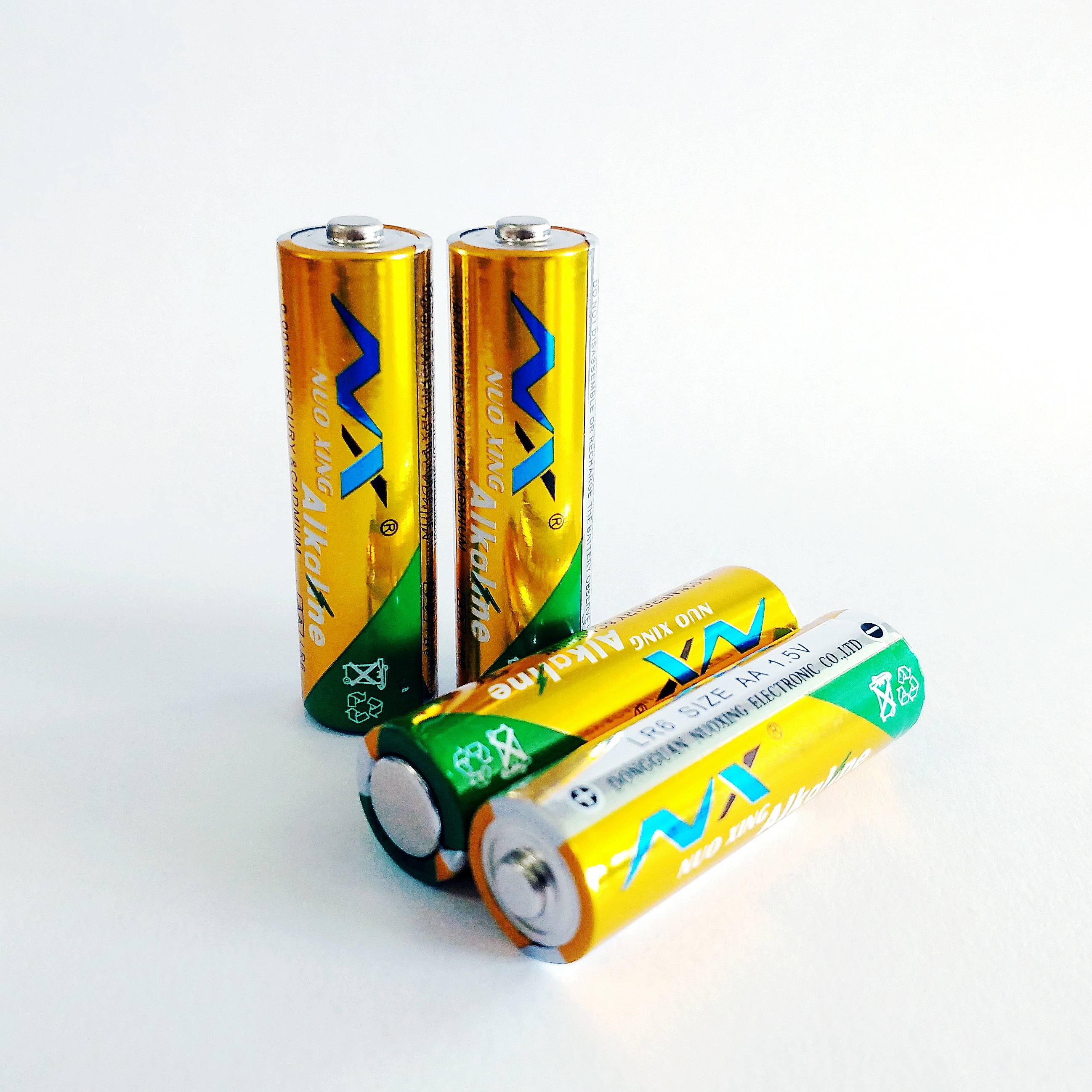 厂家直销无线鼠标儿童玩具5号碱性电池 LR6家用电子秤电池