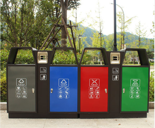 陕西垃圾桶厂家专业定做各类垃圾桶 健身器材 草坪护栏