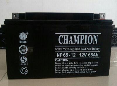 冠军蓄电池NP65-12购买包邮