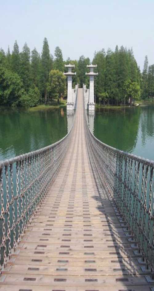 水上吊桥安装