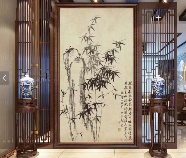 现代中式风格 滁州精妙铜板雕刻屏风隔断厂