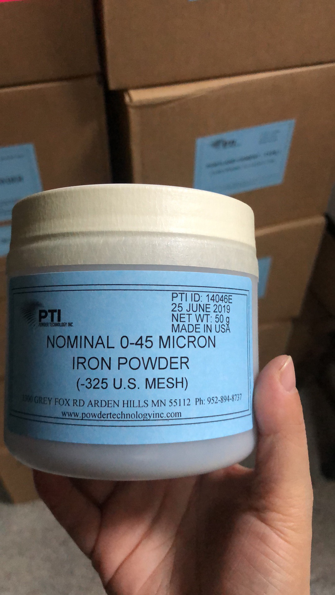 美国PTI测试粉尘0-45微米铁粉