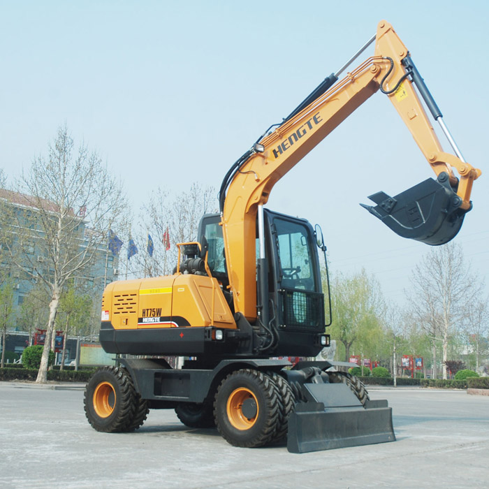 供应北京轮式挖掘机HT75W