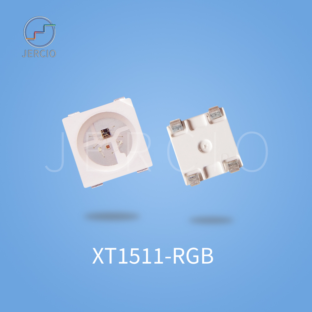 XT1511白面灯珠阶新科技6812/通用WS2812内置IC集成发光二极管