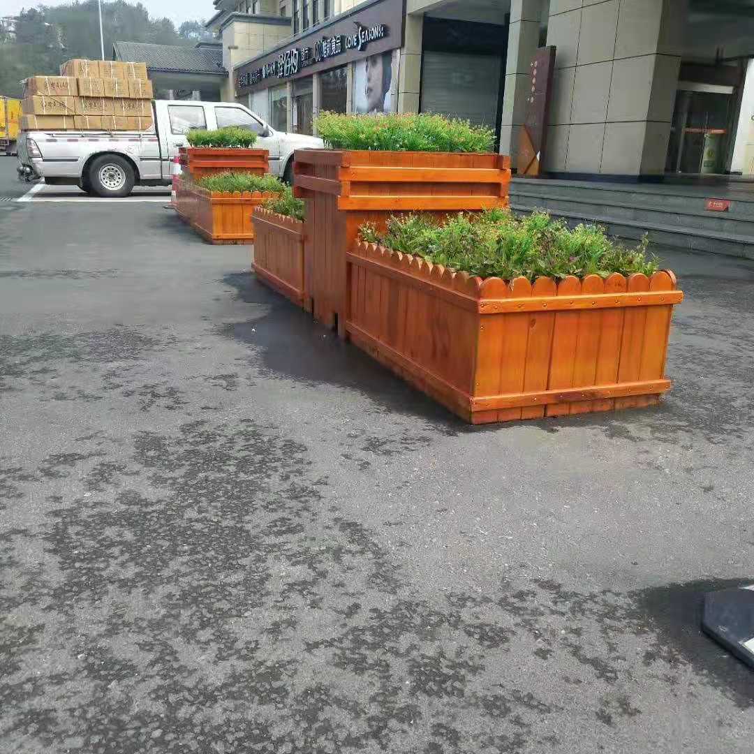 赣州室外种植花盆花箱组合厂家批发零售