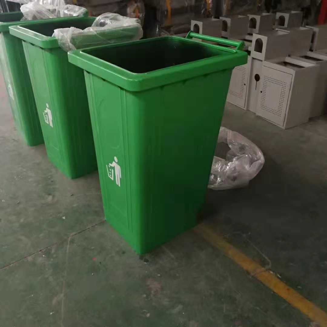 晋城环卫垃圾桶厂家批发 铁板垃圾桶特性 献县万景环卫设施销售处