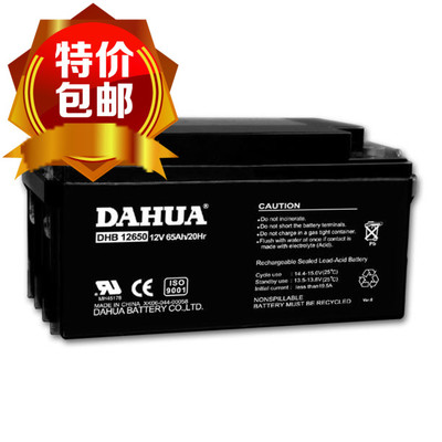 大华DHB12650蓄电池12V65AH