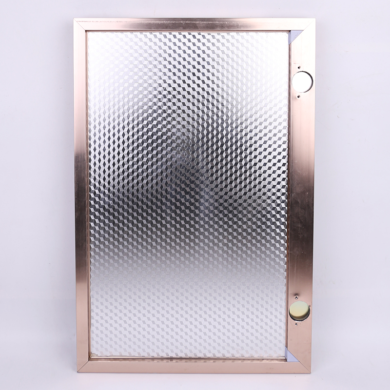 厨房橱柜晶钢门隐框包边拉手边框铝材 晶钢门贴膜配件厂