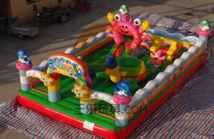 江苏扬州室内热销的充气城堡淘气堡小孩子们喜欢玩耍吗