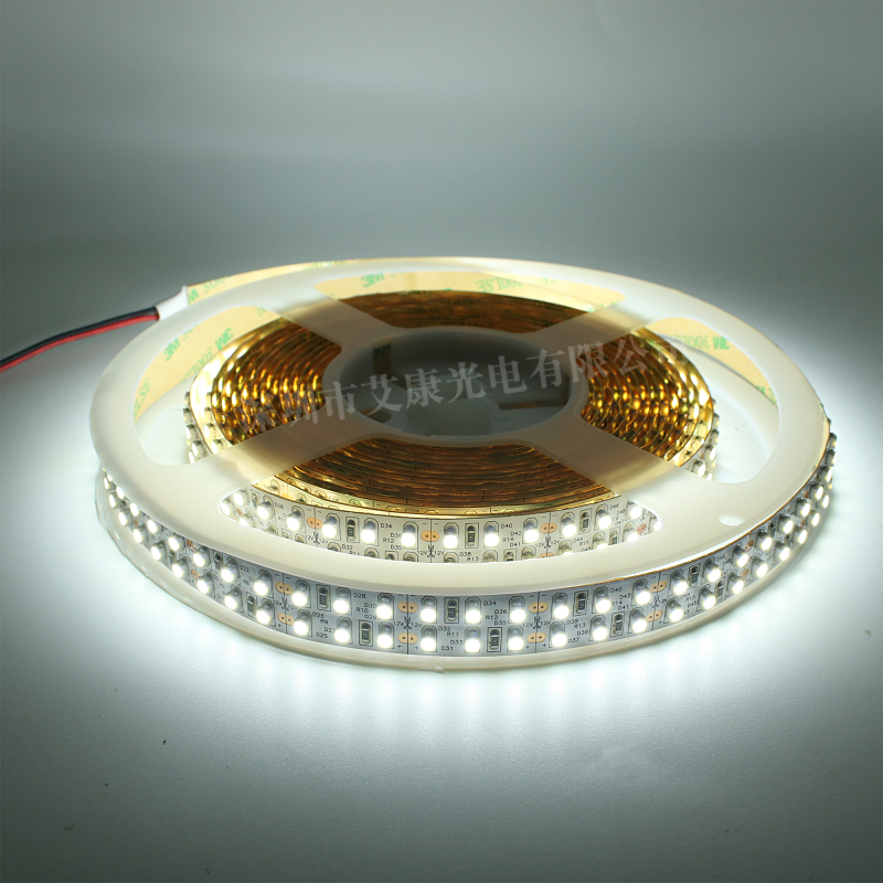 专业生产 3528 LED灯带 240灯/米 双排软灯条 DC12V贴片灯条灯带