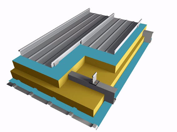 YX25-430 钢结构屋面 泰州铝镁锰屋面板可以做弯弧
