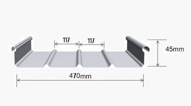 赣州65-400钛锌板可以做扇形