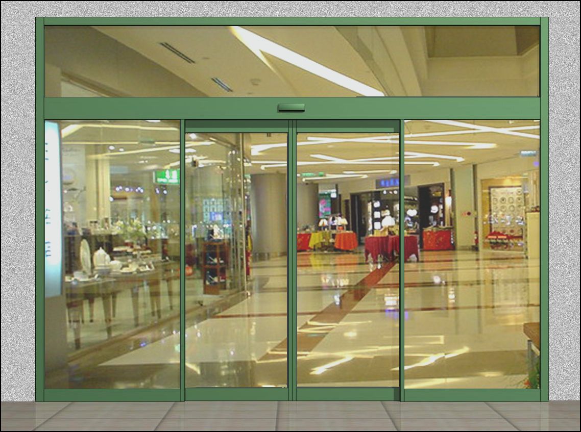 深圳自动玻璃感应门多少钱,厂家生产销售安装为一体