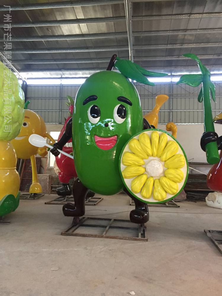 美陈卡通装饰雕塑 大型水果主题雕塑制作厂家