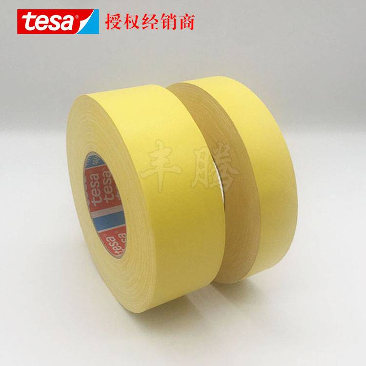 现货供应TESA德莎4651 原装进口德莎4651耐高温黑/黄色布基胶带