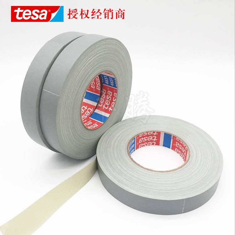 代理现货tesa4651高品质丙烯酸涂层布基胶带