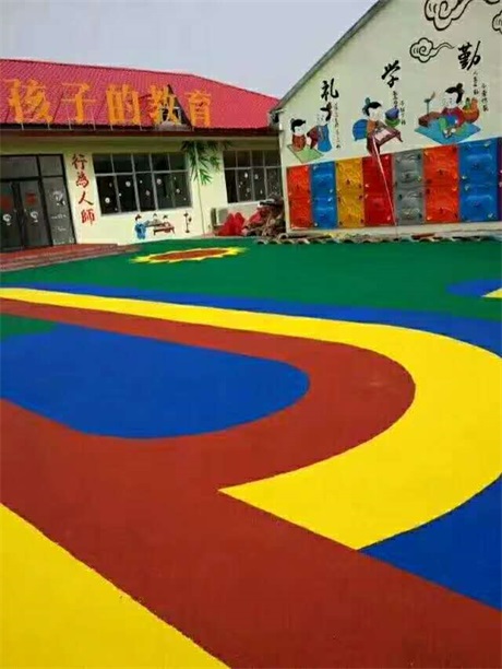 淮南游乐场塑胶地坪施工方案 塑胶地面