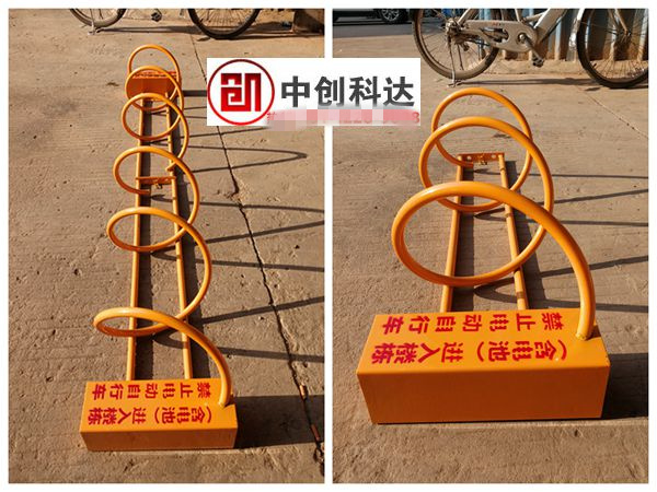 桂林螺旋式自行车停放架出售 螺旋式单车停车架