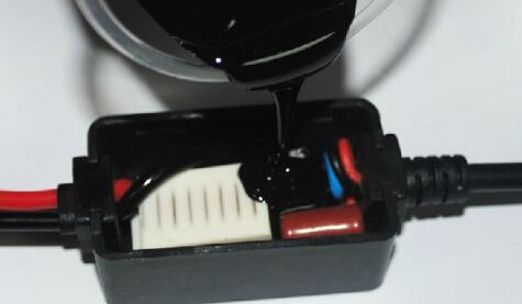黑色灌封胶 LED电子黑色灌封胶 电源灌封胶