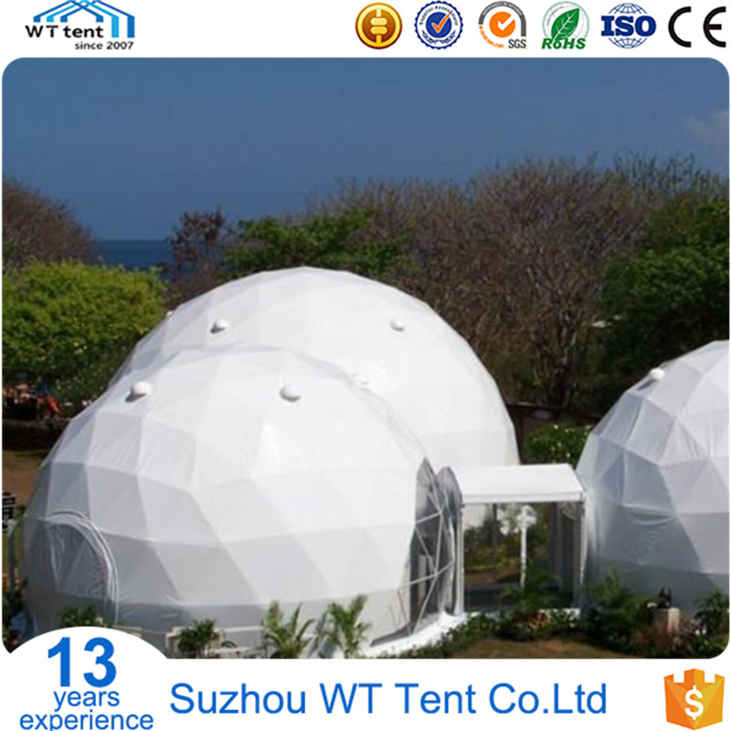 厂家提供半球形篷房 球形帐篷房 圆形大棚租赁销售