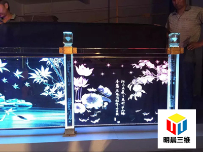 深圳激光内雕发光玻璃定制 制造工艺优