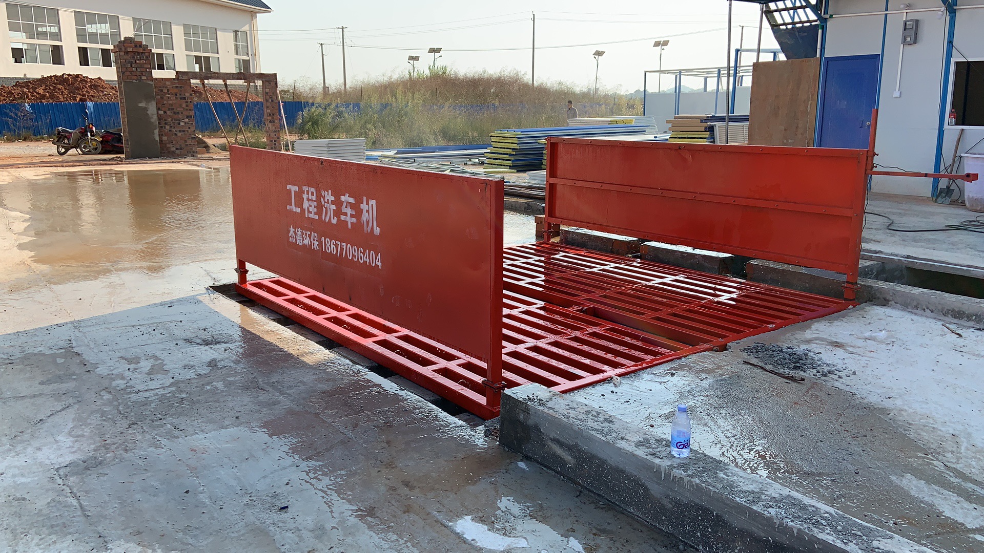 宁明县工地门口洗车槽-循环用水