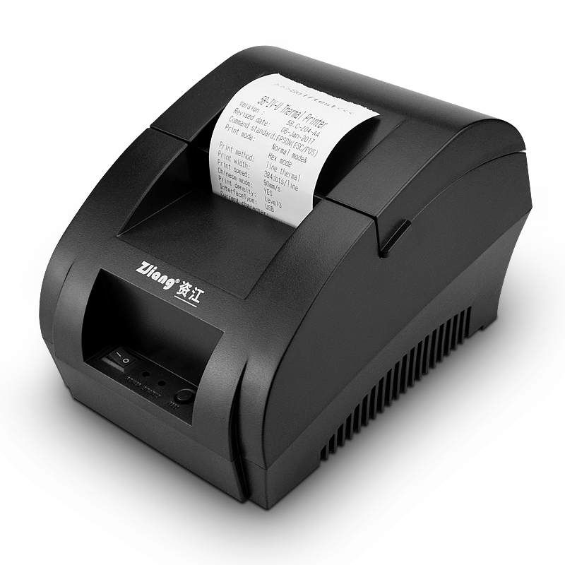 票据打印机ZJ-5890k 外贸订单 热敏打印机 58MM小票打印机 USB接口